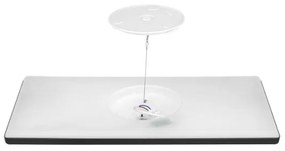 Panou LED aplicat NIVERA LED/32W/230V IP54 29,5x59,5 cm negru