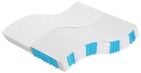 vidaXL Saltea cu arcuri buzunar, fermitate medie, 180x200 cm