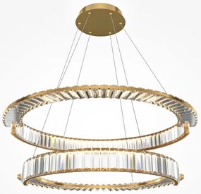 Lustră LED pe cablu Maytoni P097PL-L90G4K KRONE LED/90W/230V d. 80,5 cm auriu
