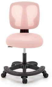 Scaun de birou copii Nani roz H95 cm