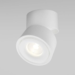 Spot LED aplicat directionabil design tehnic Yin alb