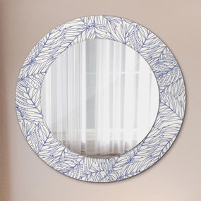 Decor oglinda rotunda Contele de palmier tropical fi 50 cm