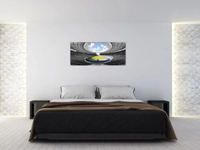 Tablou - stadionul de fodbal (120x50 cm)