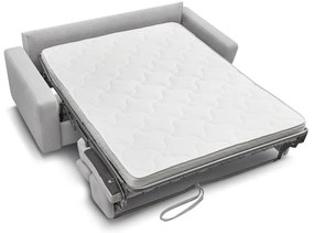 Canapea gri deschis extensibilă 195 cm Monaco – Bobochic Paris