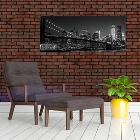 Tablou cu podul Brooklin în New York (120x50 cm)