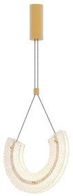 Lustra, Pendul LED, Modern, Aluminiu, Auriu, Deco