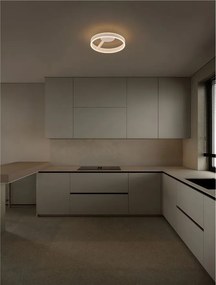 Plafoniera LED design modern BIANCO 28Watt, NVL-9060284
