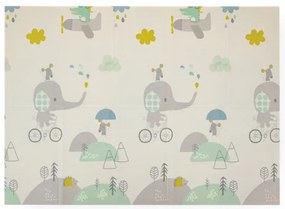 Covoraș de joacă pliabil CAMPY ELEPHANT&FOX PETITE&MARS
