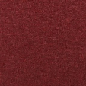 Fotoliu canapea cu taburet, rosu vin, 60 cm, material textil Bordo, 78 x 77 x 80 cm