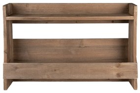 Etajera de perete, natur, din lemn, Woodmere