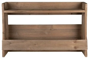 Etajera de perete, natur, din lemn, Woodmere