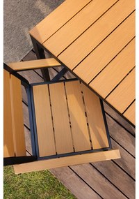 Set de dining pentru grădină în culoare naturală pentru patru persoane Nova – Bonami Selection