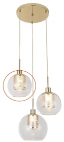 Abajur de rezervă Rabalux 19792 PHILANA d. 19 cm transparent