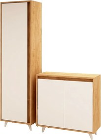 Set de hol Omnide Oak and White