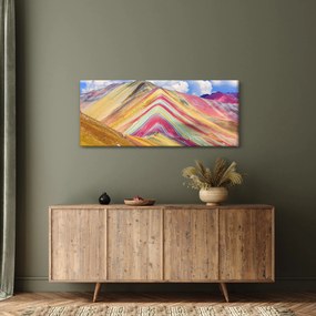 Tablou - Muntele Curcubeu, Peru (120x50 cm)