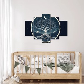 Tablou – Arbore magic cu cerb II. (150x105 cm)