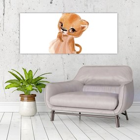Tablou - Animăluț în acuarelă N⁰6 (120x50 cm)