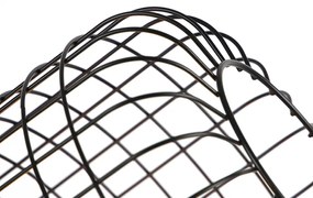 Lampă de podea industrială cu trepied din oțel negru - Bliss Vefa