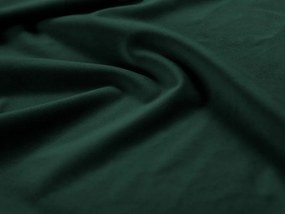 Coltar dreapta, Madara, Mazzini Sofas, 5 locuri, black legs, 254x182x90 cm, catifea, verde bottle
