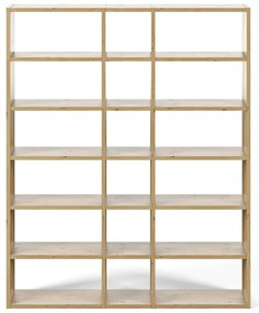 Bibliotecă TemaHome Pombal, lățime 182 cm, maro deschis