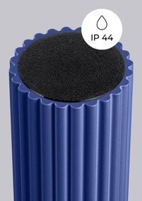 Plafonieră albastră cu abajur din sticlă ø 12 cm Orbital – Sollux