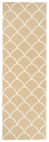 Covor tip traversă pentru interior și exterior bej 70x225 cm Kotte Sand – Pappelina