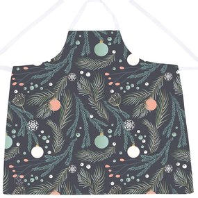 Șorț din bumbac cu motive de Crăciun Butter Kings Christmas