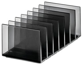 Organizator de baie negru mat pentru cosmetice din plastic reciclat Palette Station – iDesign