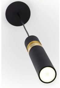 Lustră pe cablu Jupiter 2003 ALAS 1xGU10/10W/230V negru/auriu