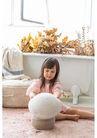 Coș de jucării pentru copii bej din material textil ø 23x27 cm Mushroom – Lorena Canals