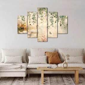 Tablou - Lac, acvariu (150x105 cm)