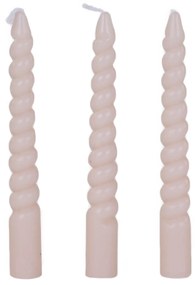 Lumânări spirale de masă din parafină, 10 cm