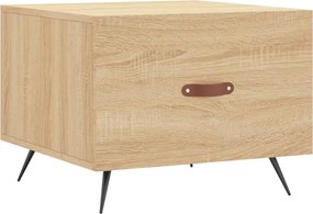 vidaXL Măsuță de cafea, stejar sonoma, 50x50x40 cm, lemn prelucrat