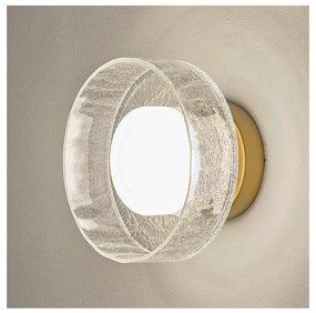 Aplică LED/8W/230V 3000K auriu/transparent