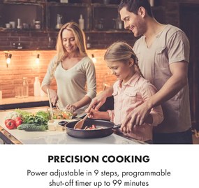 Klarstein Delicatessa 60 Hybrid, plita încorporabila, cu inductie, 4 zone, 7000 W