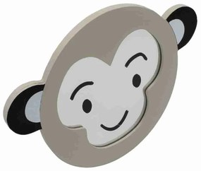 Oglindă rotundă animăluț 16x16 cm maimuță