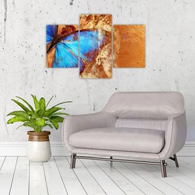 Tablou - Fluture albastru (90x60 cm)