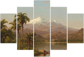Tablou - Frederic Edwin Church, Tamaca Palms, reproducere (150x105 cm)