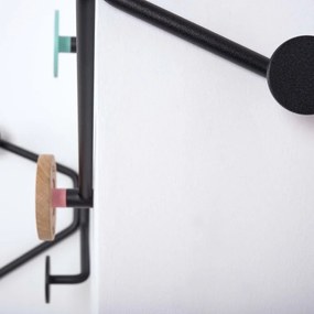 Cuier de perete Gazzda Hook, negru