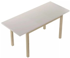Masă de bucătărie Adam II 100 x 60 cm, crem / stejar cremona