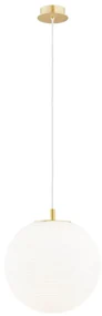 Lustra, Pendul design modern Evans 30cm, alb