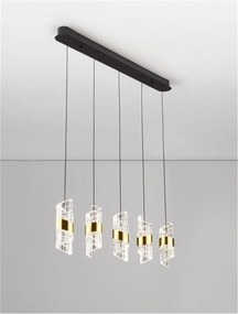 Lustra cu 5 pendule LED design modern Seneca