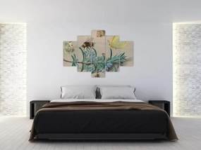 Tablou - Jan van Kessel the Elder, Insects and a Sprig of Rosemary, reproducere (150x105 cm)