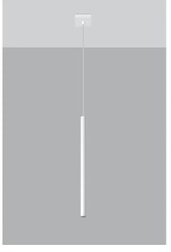 Lustră Sollux Fideus Single, alb