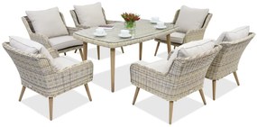 Mobilier terasă Bilbao Premium 6 Garden Point nisip