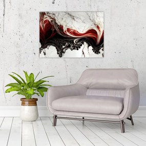 Tablou pe sticlă - Abstracție modernă (70x50 cm)