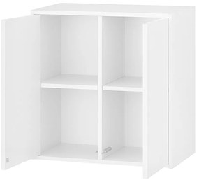 Boxie 2 uși dulap de perete 80x80x37 cm alb