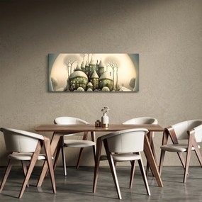 Tablou - Căsuțe de basm (120x50 cm)