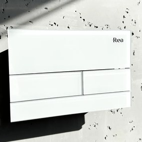 Clapeta pentru rezervor incastrat K011A-Q Rea T alb