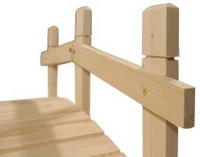 Pod din lemn de grădină - 71 cm